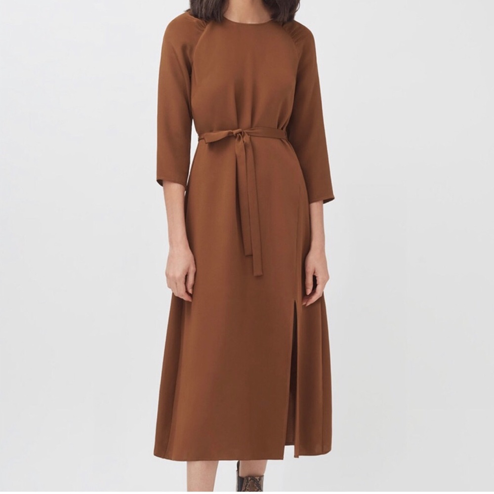 Cuyana fit and flare dress
